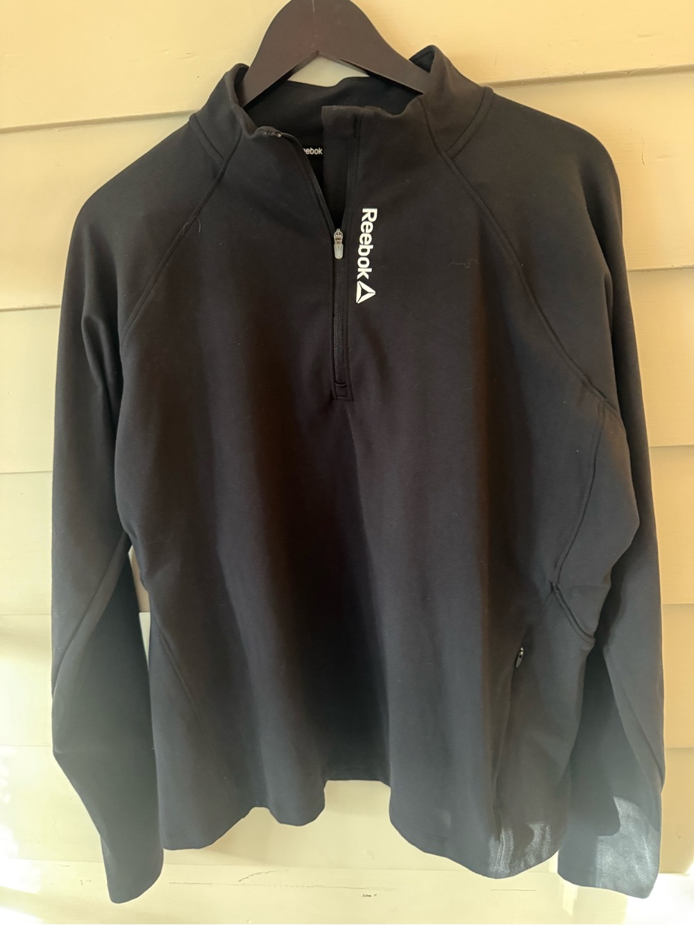 Reebok Men’s Black 1/4 Zip Performance Pullover | XXL | Athletic